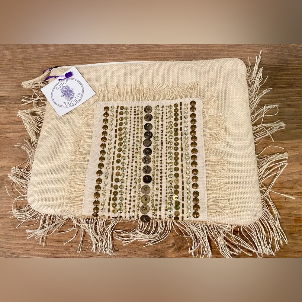 Muche Muchette Boho Zipper Pouch, NWT